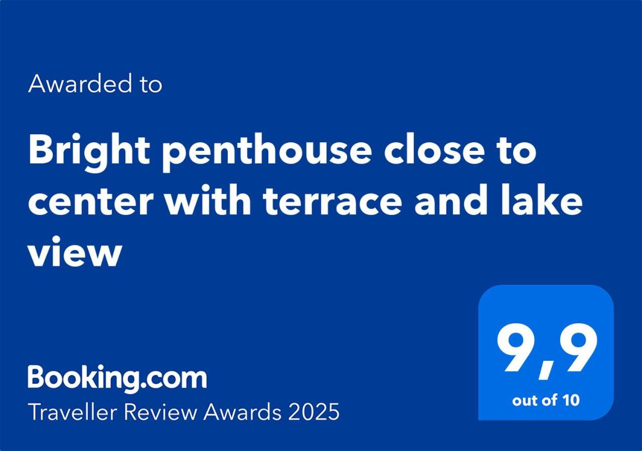 Bright Penthouse Close To Center With Terrace And Lake View Lecco Ngoại thất bức ảnh